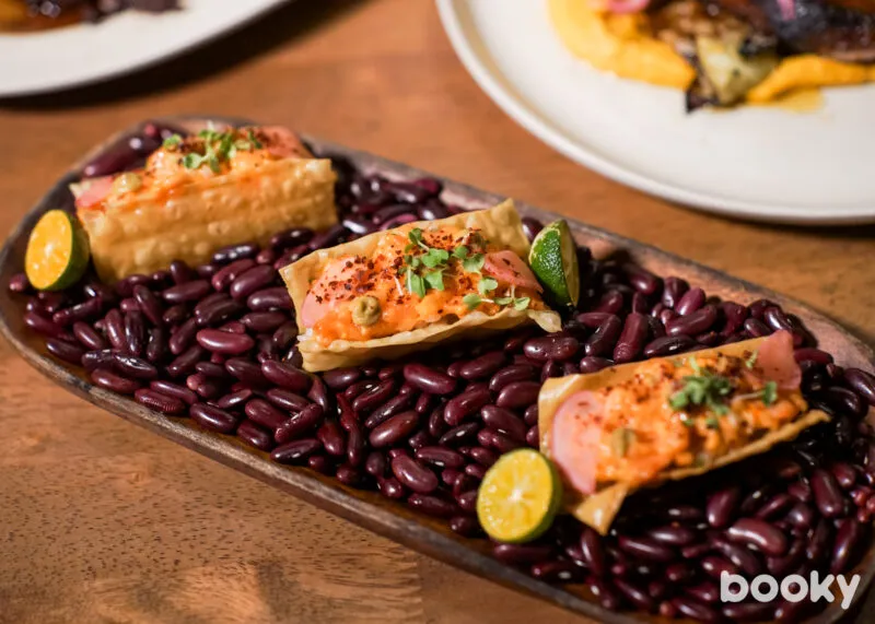 Salmon Tacos at Mijo