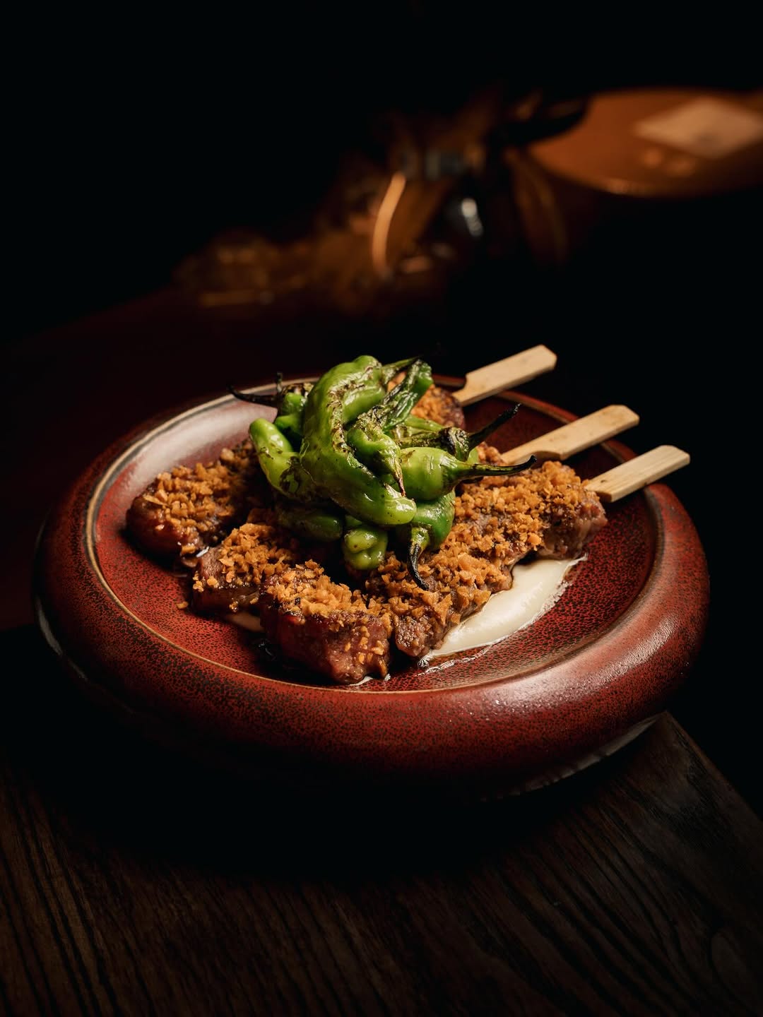 Grilled Salpicao Skewers at Mijo